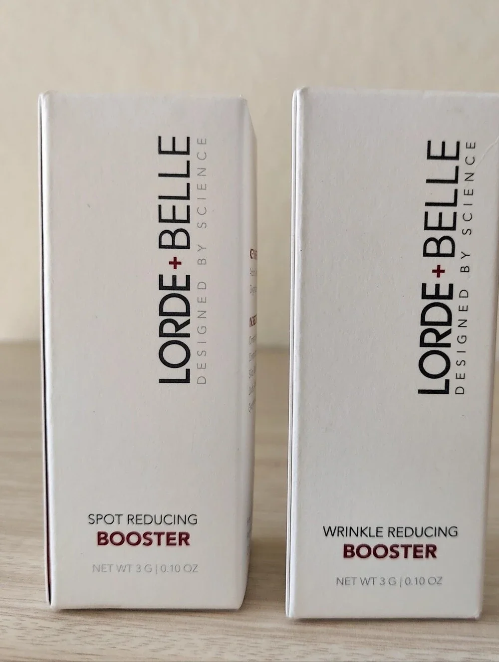 Lorde+Belle Skincare Set. Wrinkle Reducing Booster+Spot Reducing Booster. New